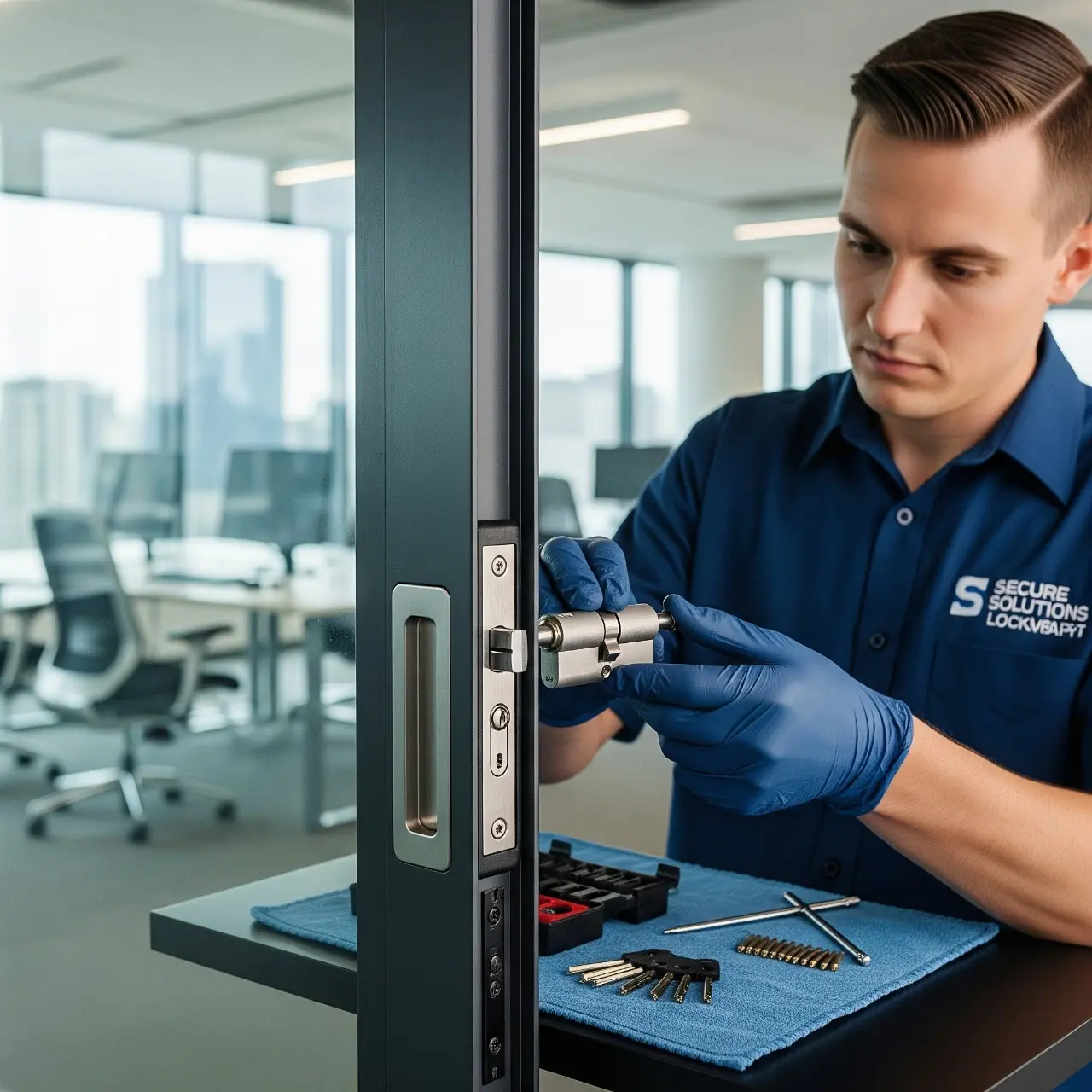 Sliding Door Lock Rekeying