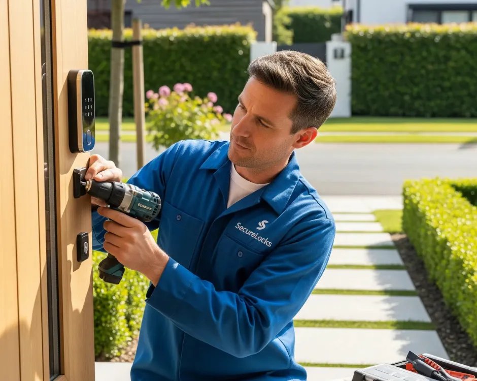 Upgrade your home with a professional Smart Lock Installation. Our expert locksmiths serve all residential areas.