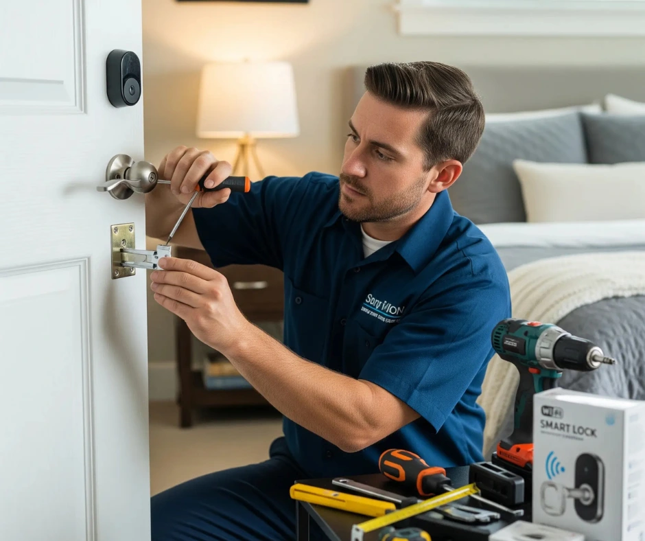 Upgrade your bedroom security with a professional Wifi Lock Installation. Our expert locksmiths provide seamless integration.